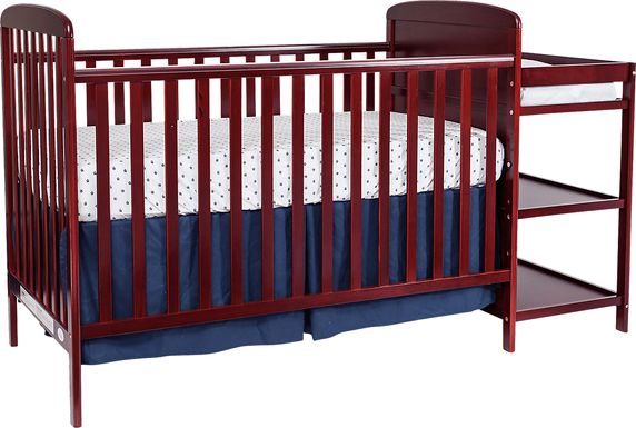 Julian Park Brown Cherry Crib and Changer