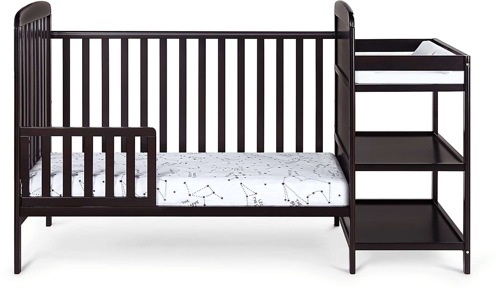 Kids Julian Park Espresso Crib and Changer - Image 4