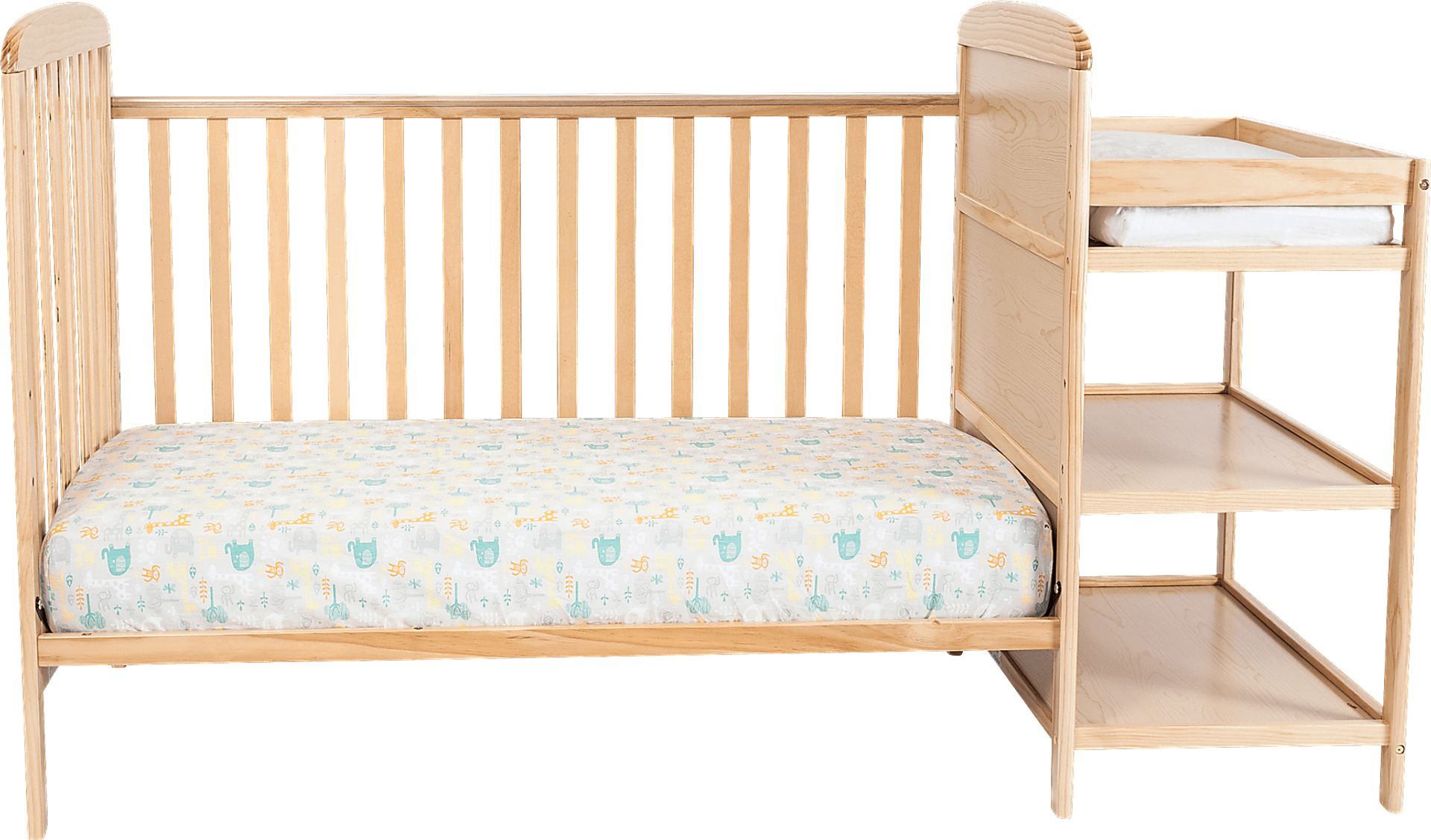 Kids Julian Park Natural Crib and Changer - Image 8
