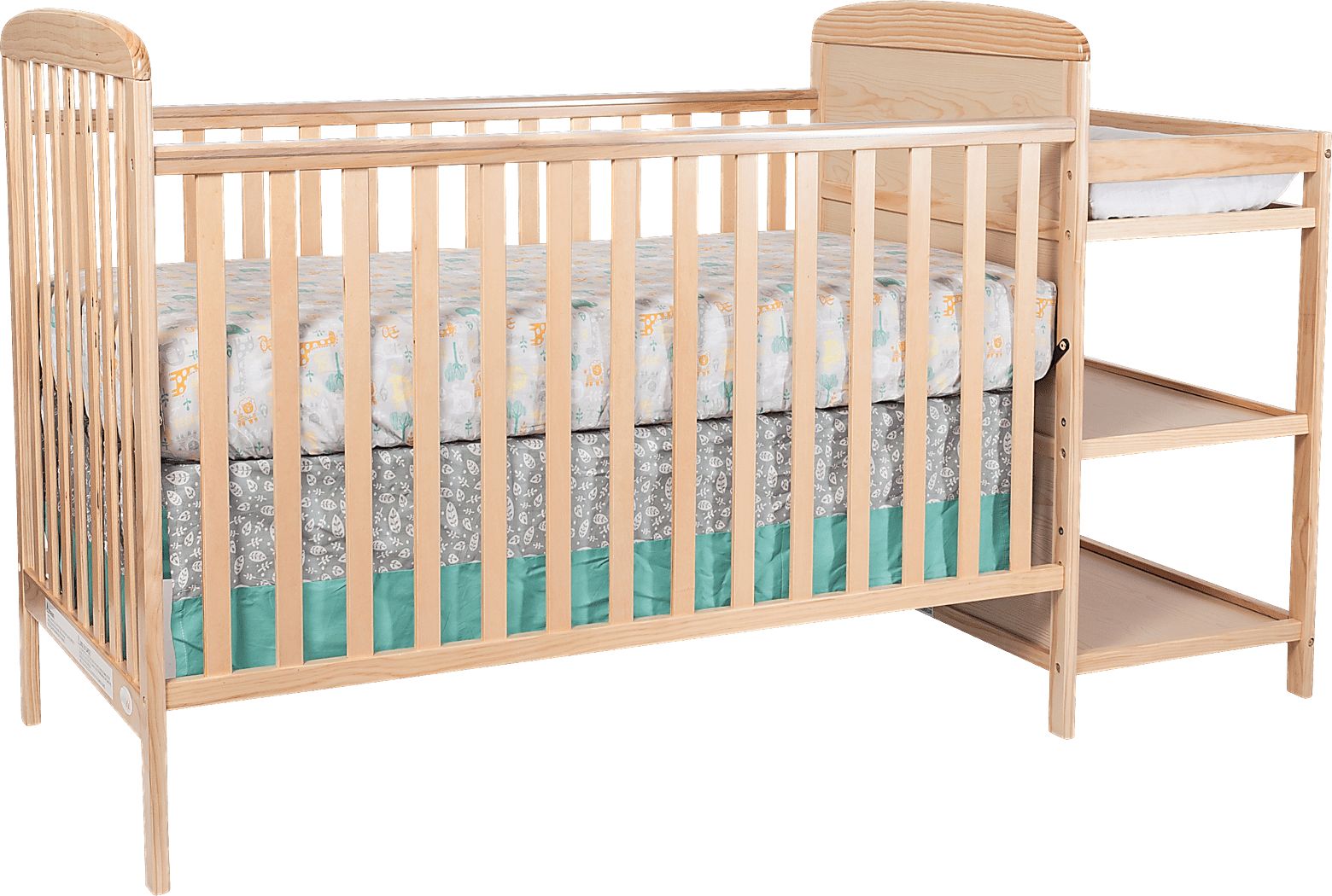 Kids Julian Park Natural Crib and Changer