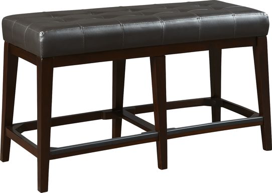 Julian Place Chocolate Counter Height Bench