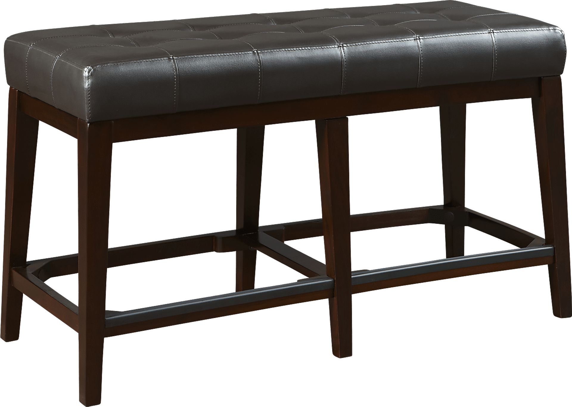 Julian Place Chocolate Counter Height Bench - Image 1