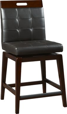 Julian Place Chocolate Counter Height Stool