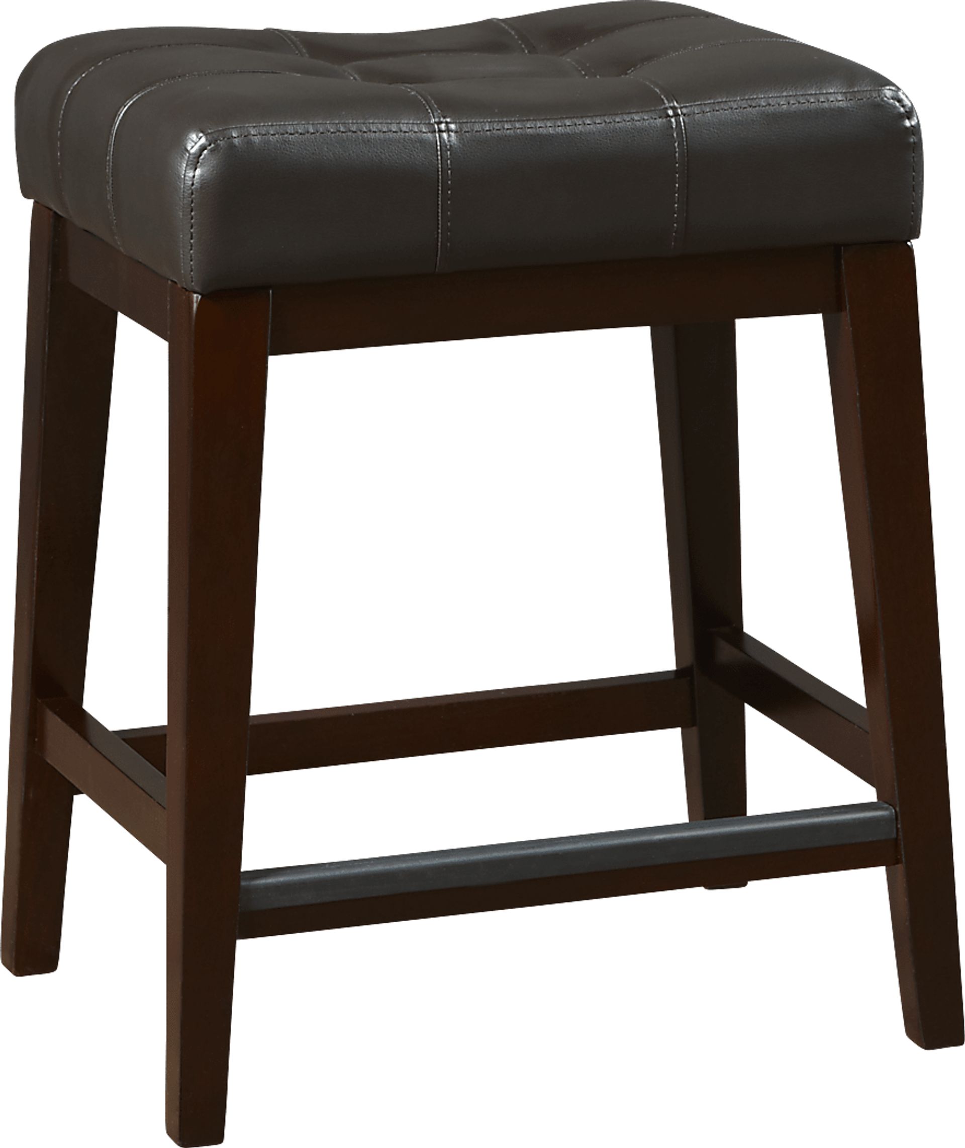 Julian Place Chocolate 6 Pc Counter Height Dining Room with Chocolate Barstools - Image 4