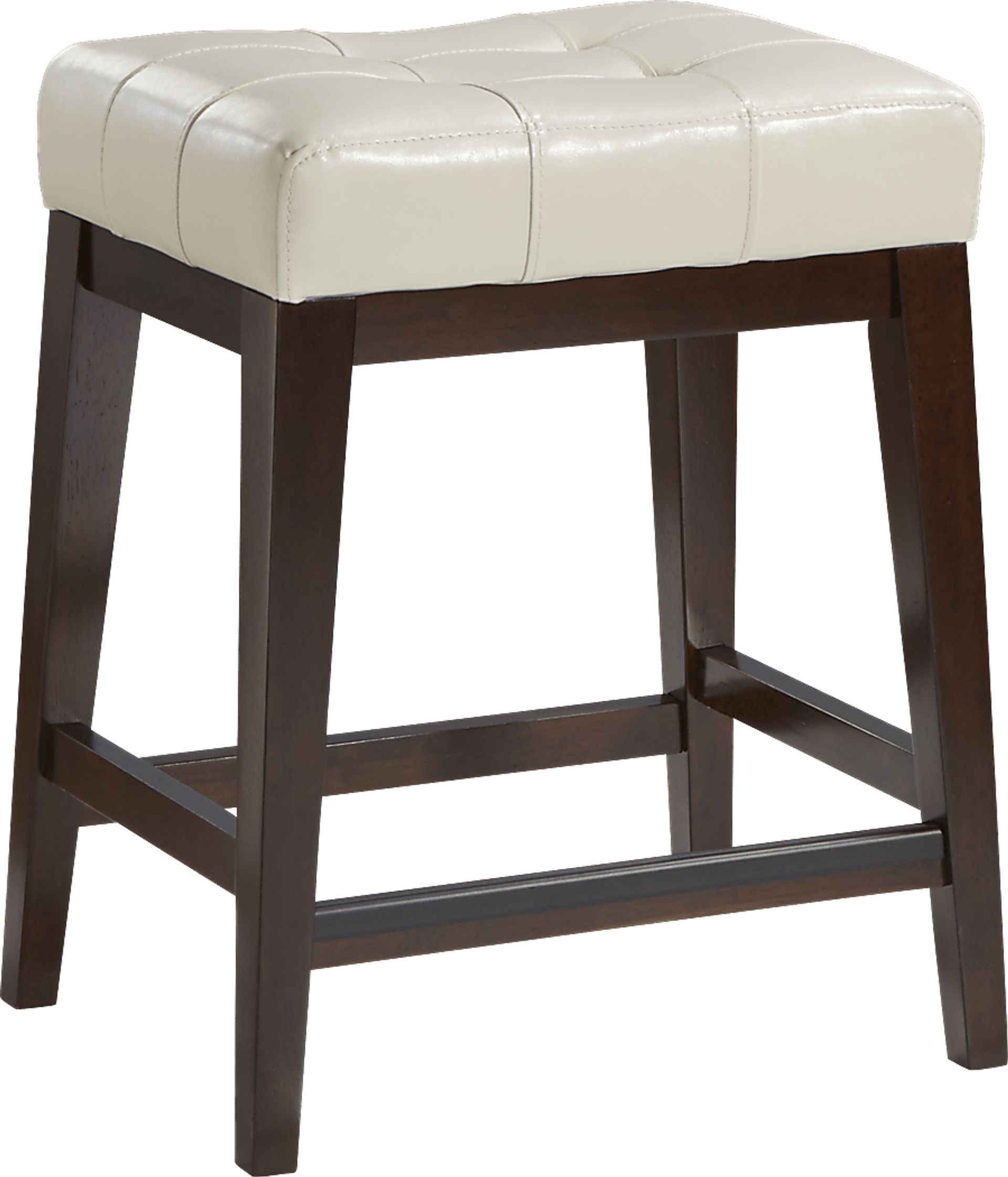 Julian Place Chocolate 5 Pc Counter Height Dining Room with Vanilla Barstools - Image 4
