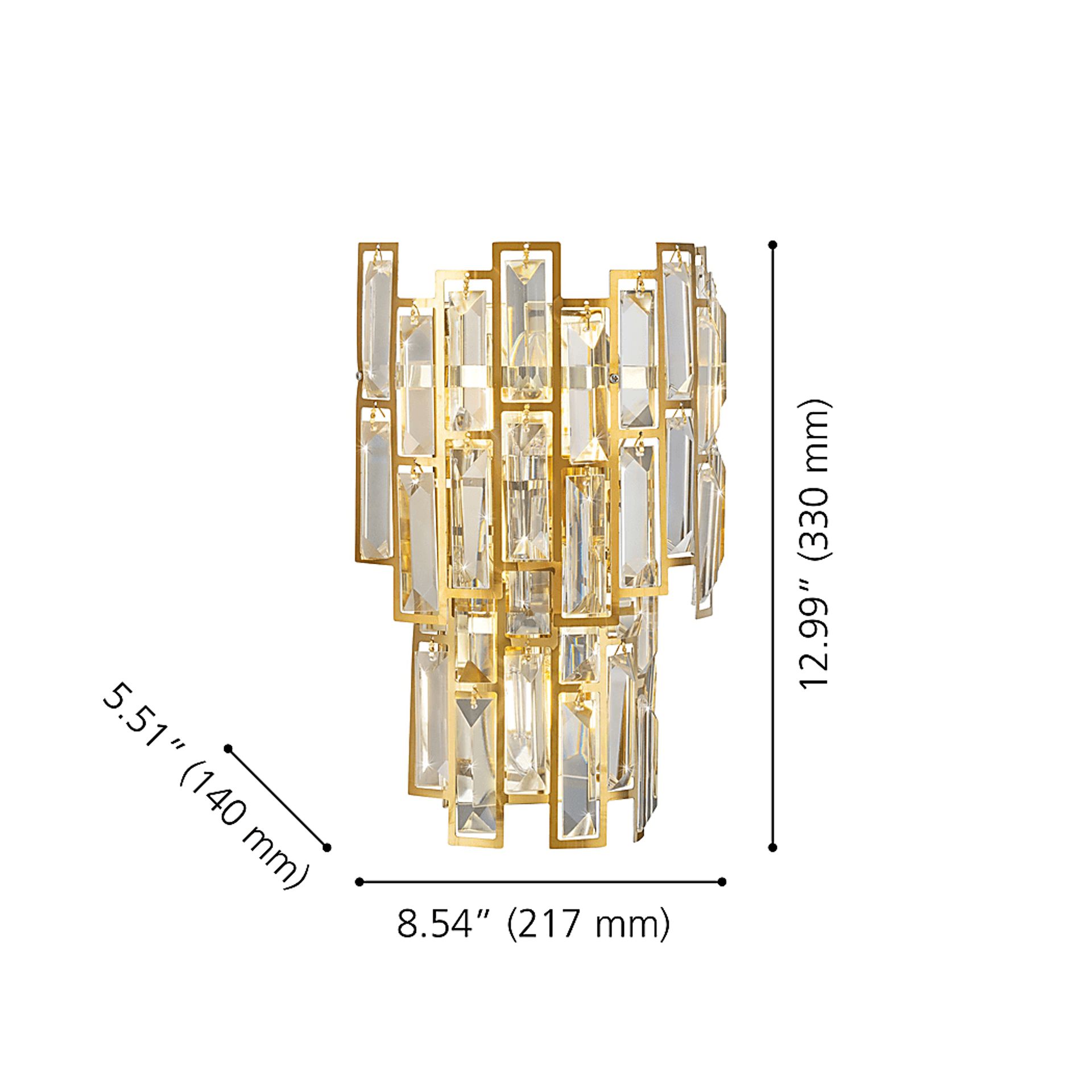 Julian Sea Brass Sconce - Image 4