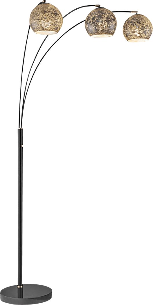 Julian Sea Gray 3-Light Floor Lamp