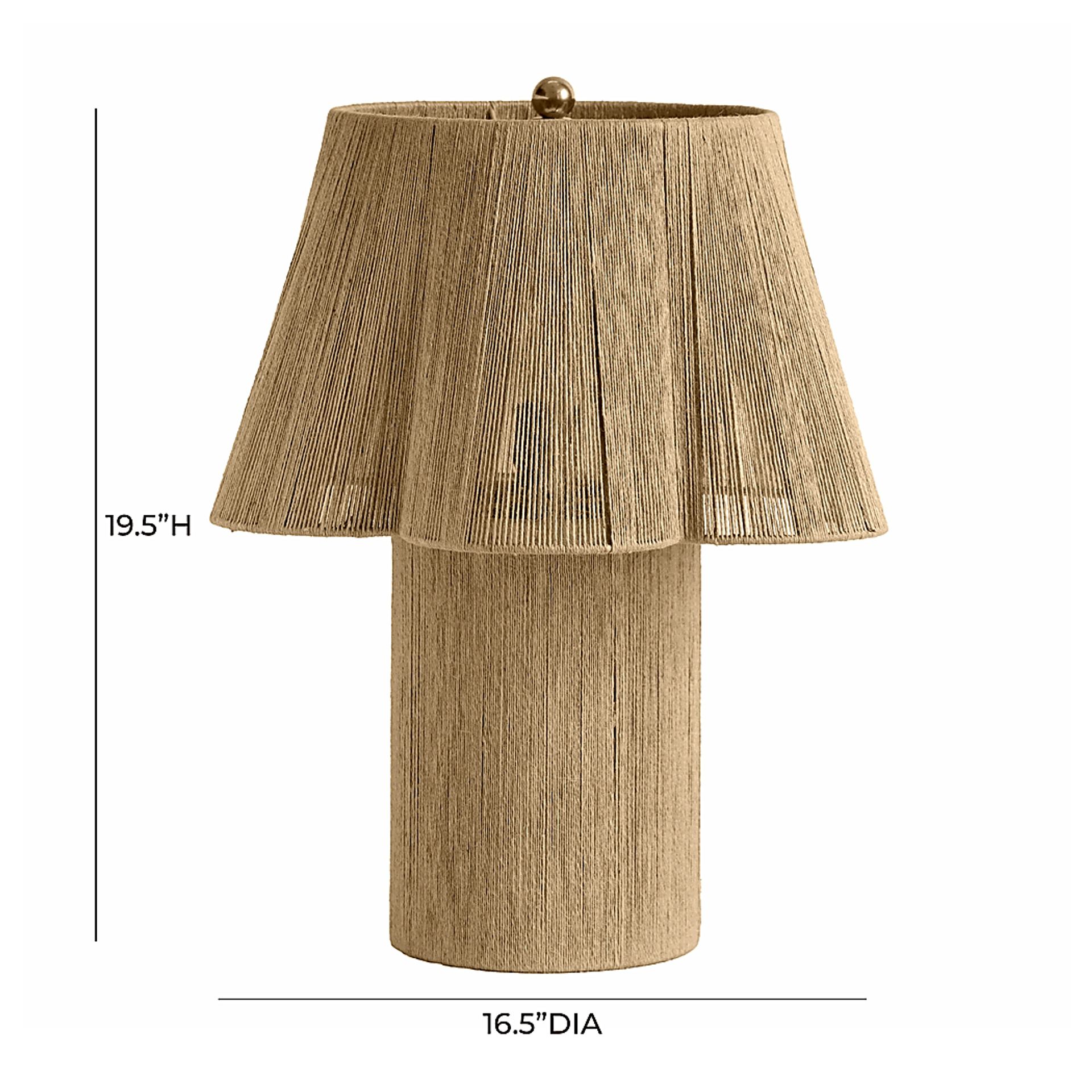 Julie Isle Natural Lamp - Image 4