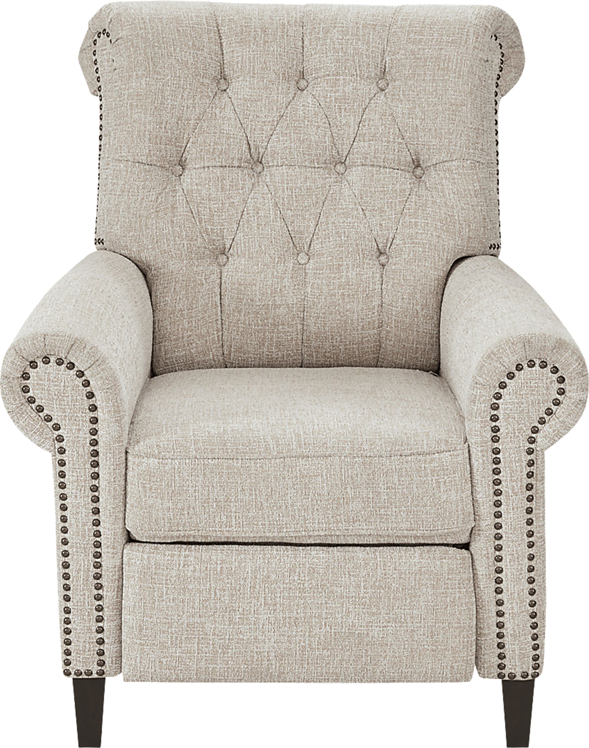 Julieanna Cream Pushback Recliner - Image 3