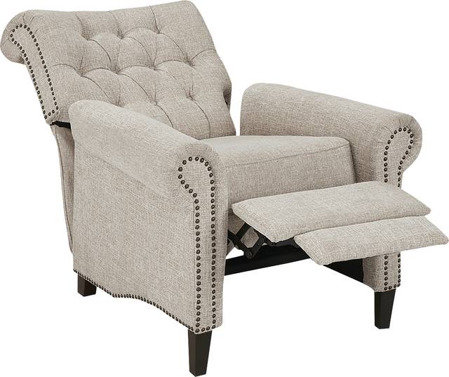 Julieanna Cream Pushback Recliner - Thumbnail - Image 4