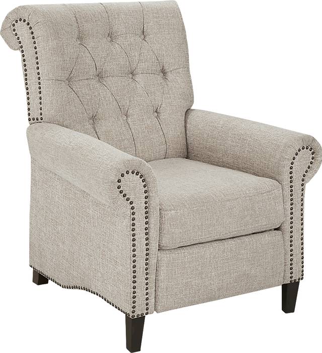 Julieanna Cream Pushback Recliner - Thumbnail - Image 1