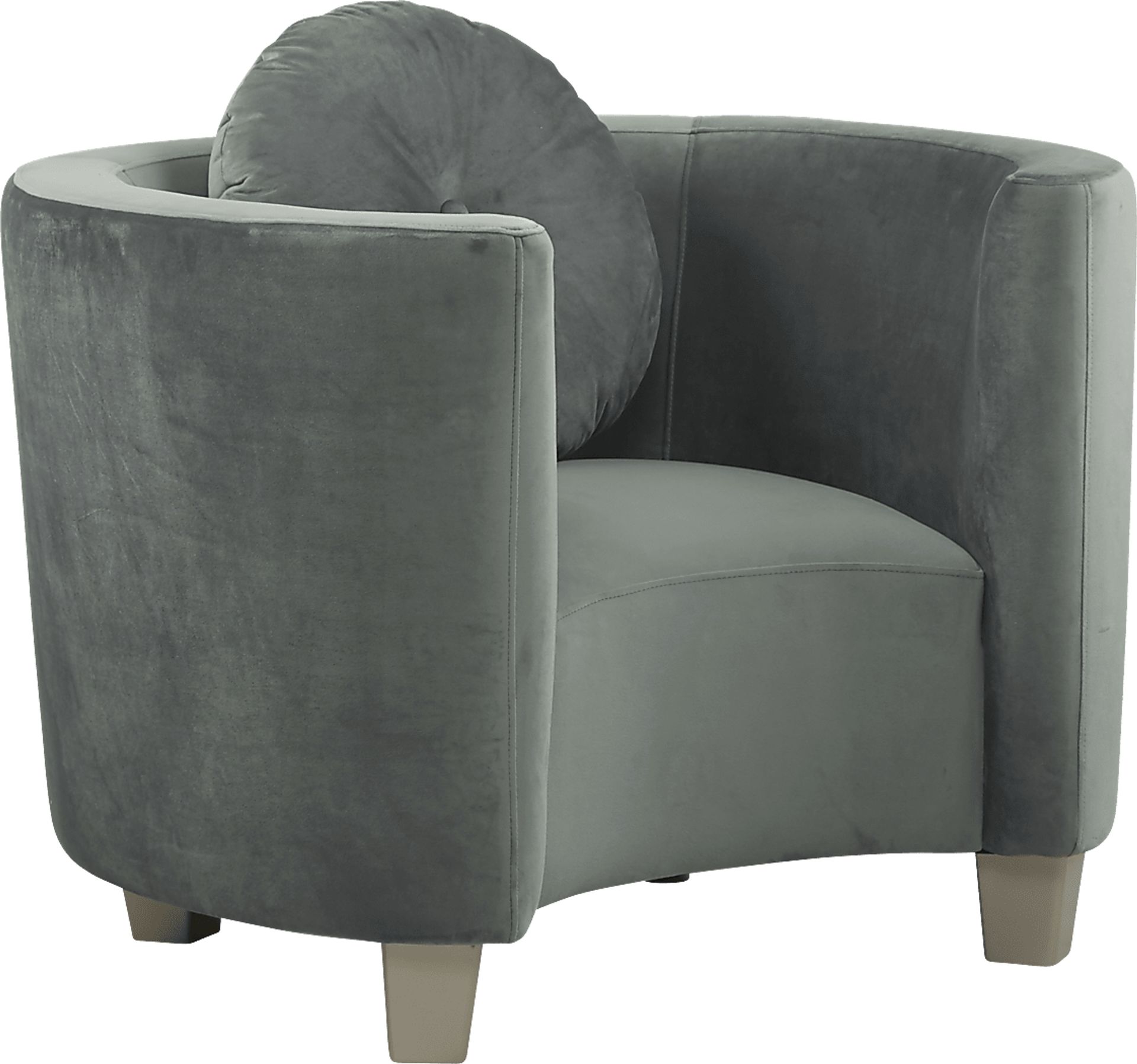 Kids Julietta Charcoal Round Chair - Image 1