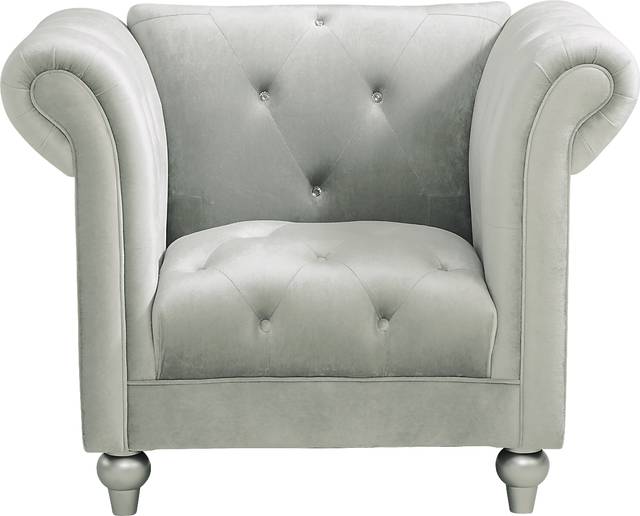 Julietta Silver Jewel Chair - Thumbnail - Image 2