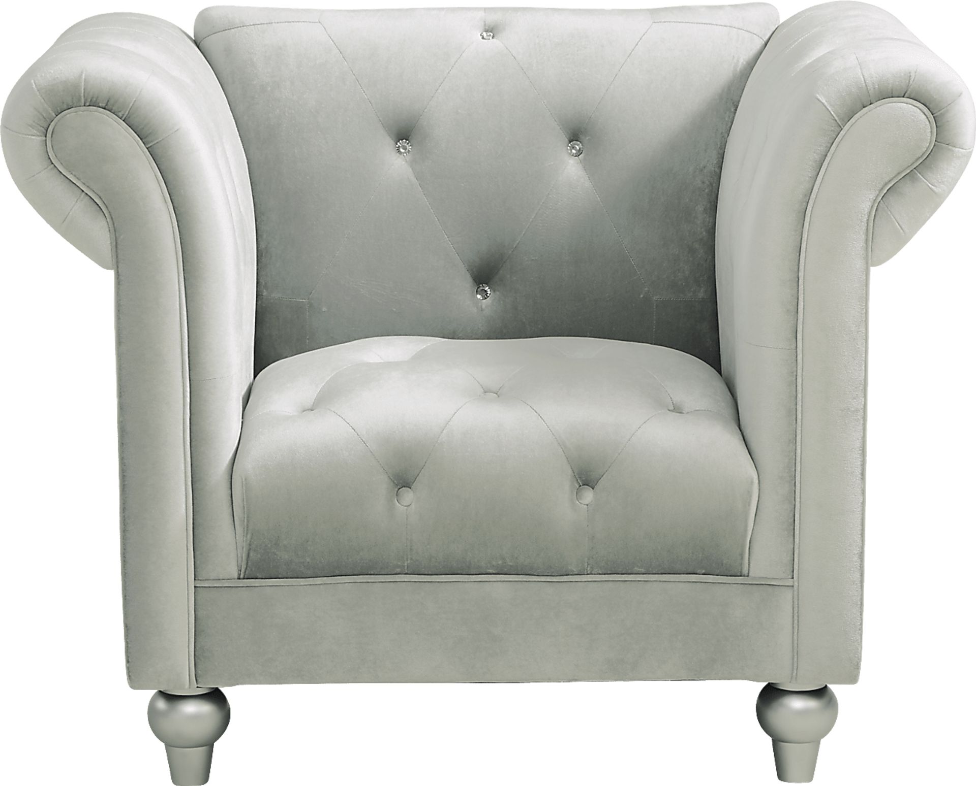 Julietta Silver Jewel Chair - Image 2