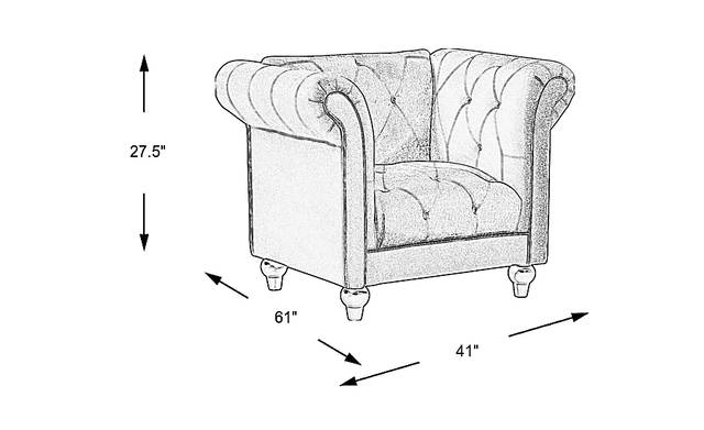 Dimension Image. Please refer to the Dimension Tab on this page for dimension details.