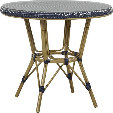 Juliette Blue 33 in. Round Outdoor Dining Table