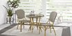 Juliette Gray 33 in. Round Outdoor Dining Table