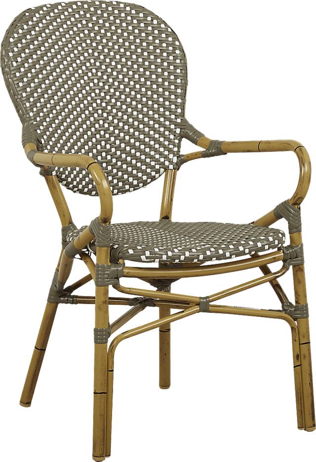 Juliette Gray 3 Pc Outdoor Dining Set - Thumbnail - Image 3