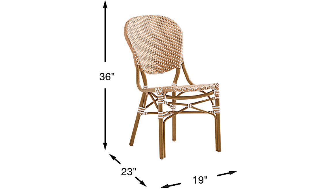 Juliette II Brown Outdoor Side Chair