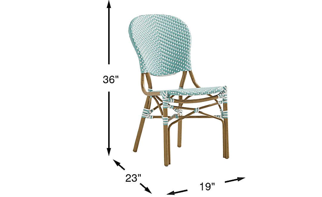 Juliette II Sky Outdoor Side Chair