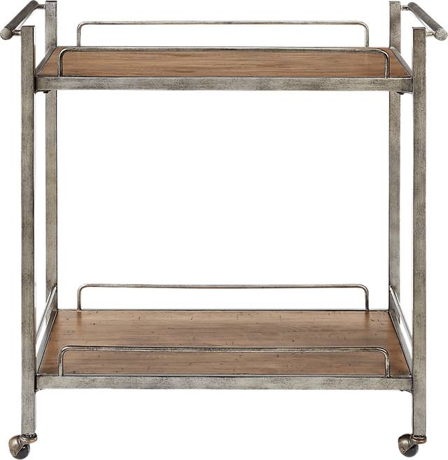 Julington Oak Bar Cart - Thumbnail - Image 2