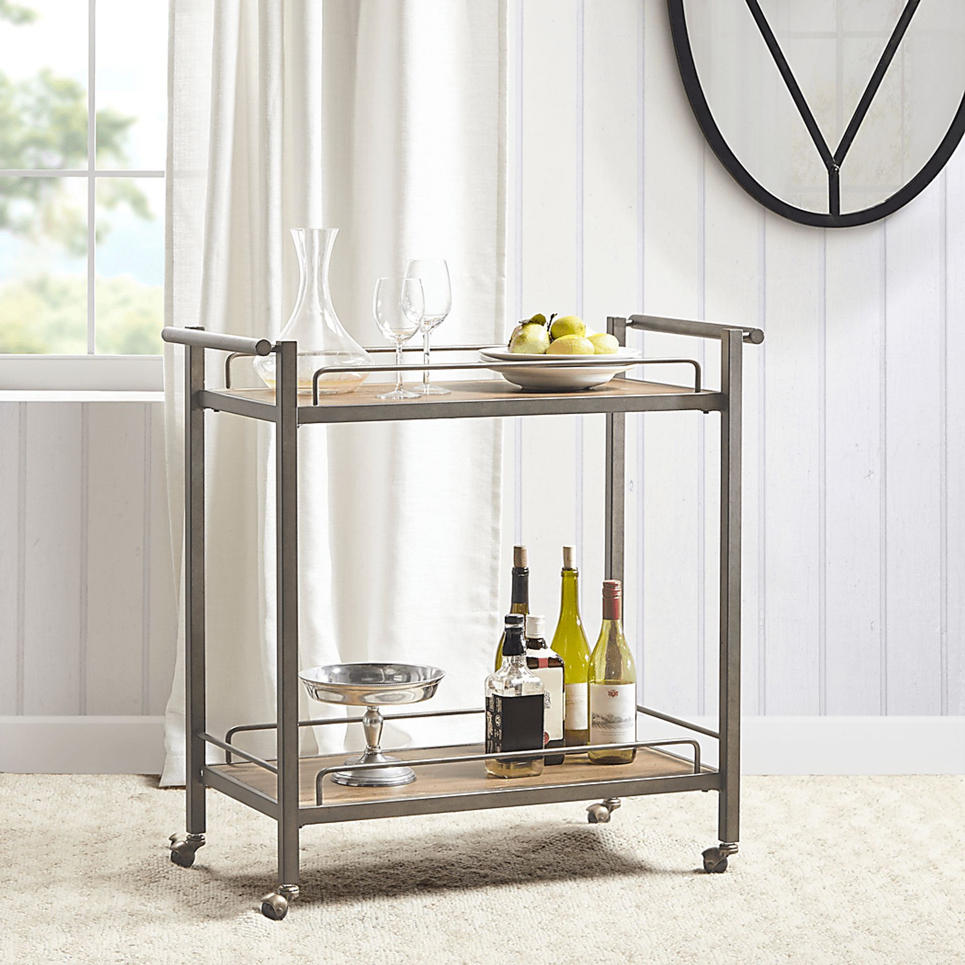 Julington Oak Bar Cart - Image 7