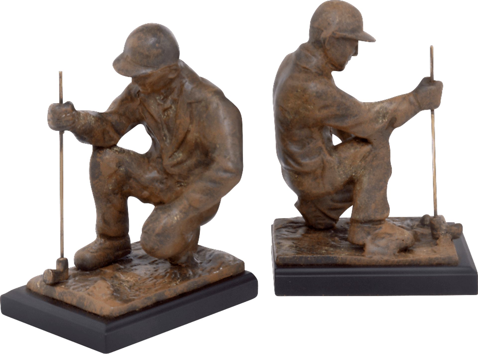 Julio's Game Brown Bookends Set of 2 - Image 1