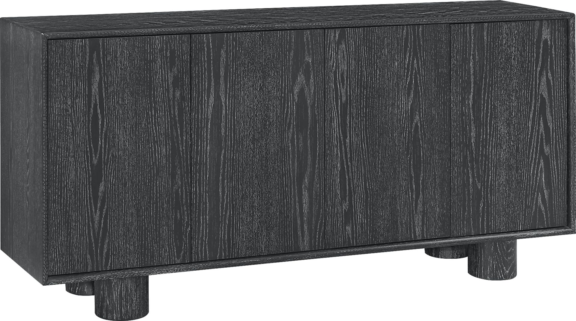 Julius Black Accent Cabinet - Image 2