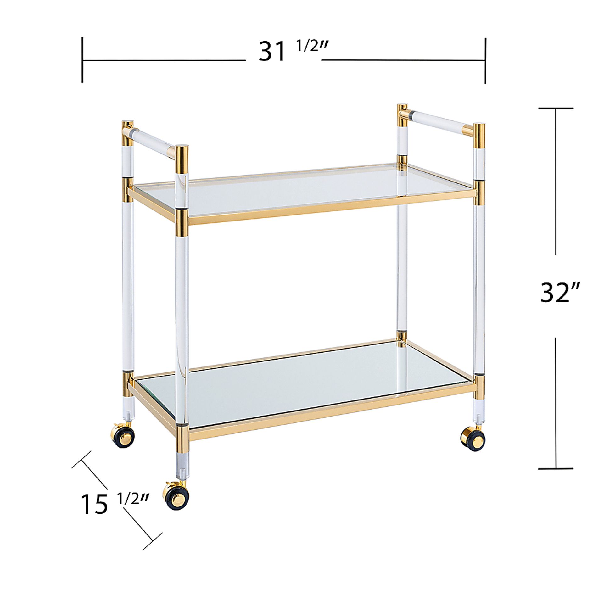 Julow Gold Bar Cart - Image 5
