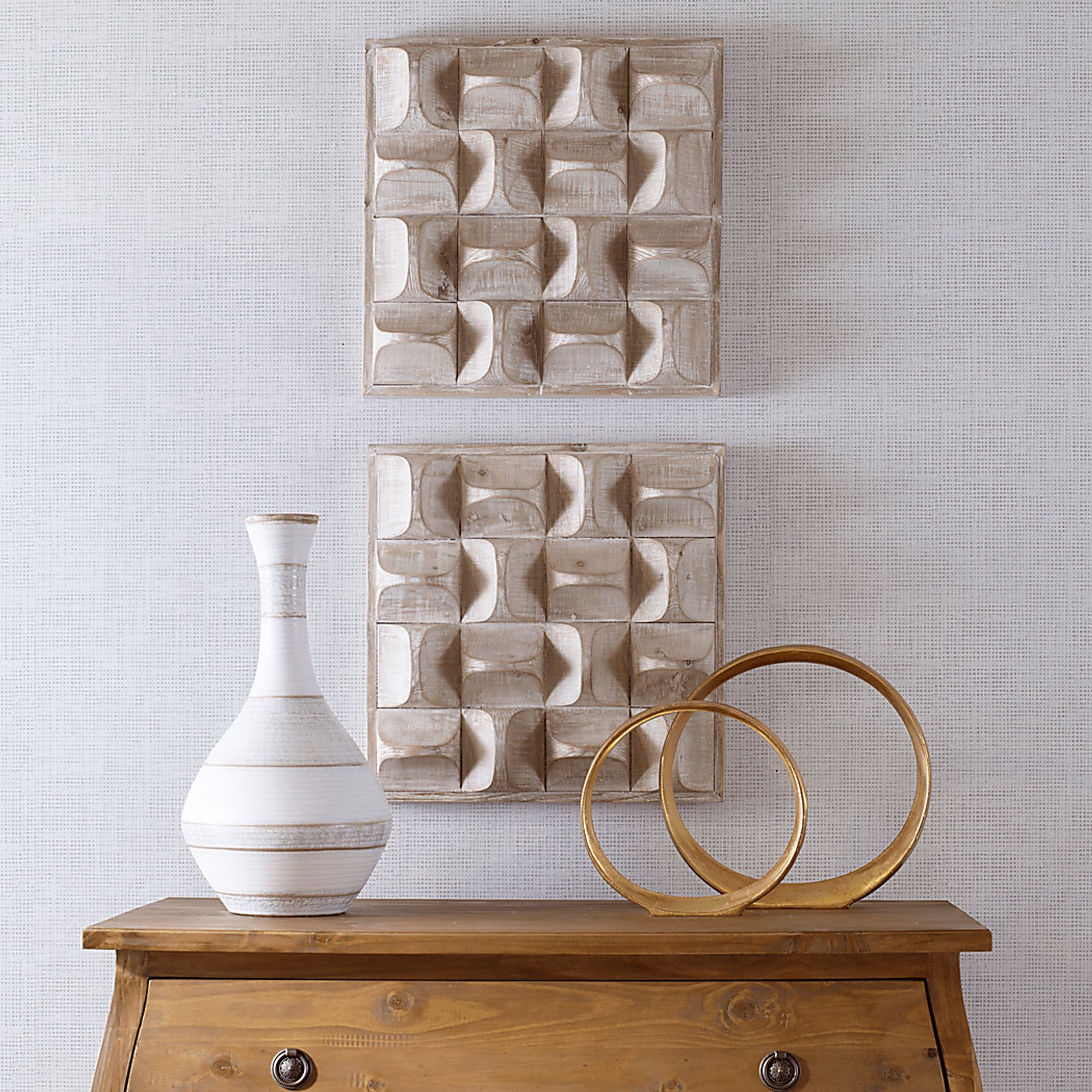 Jumano White Wall Art - Image 2