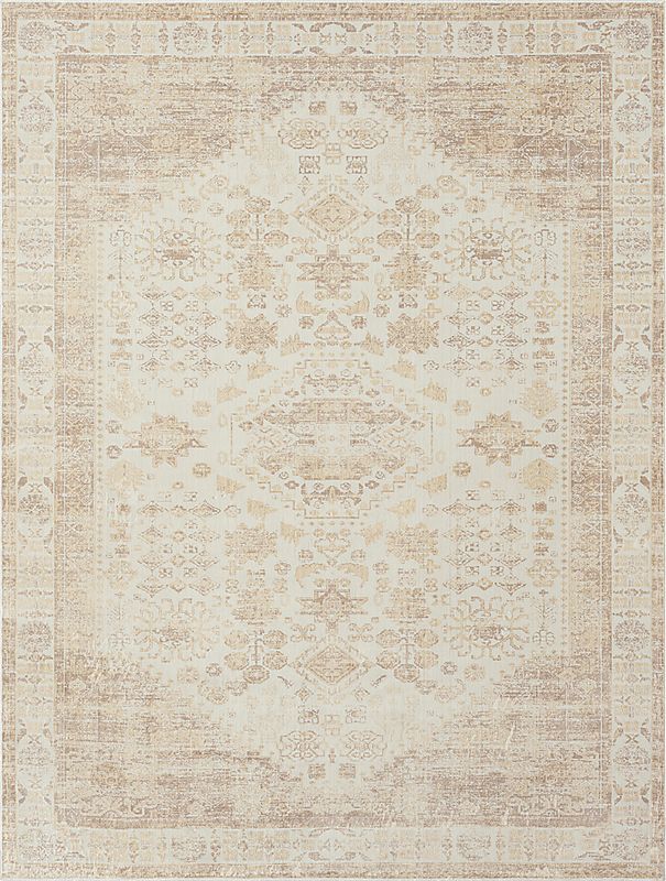 Jumu Beige 5'3 x 7' Rug