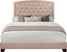 Juneberry Beige King Upholstered Bed