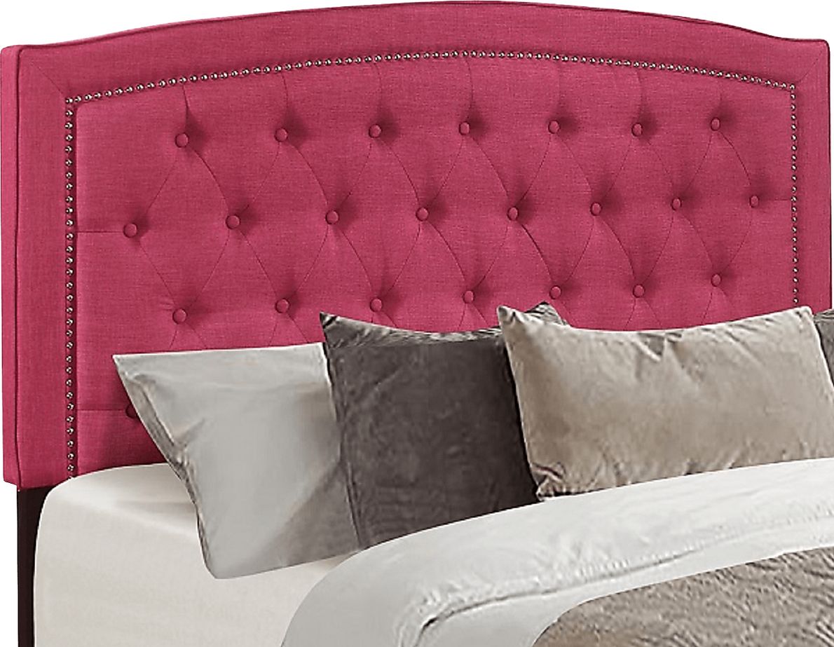 Juneberry Pink Full Upholstered Bed