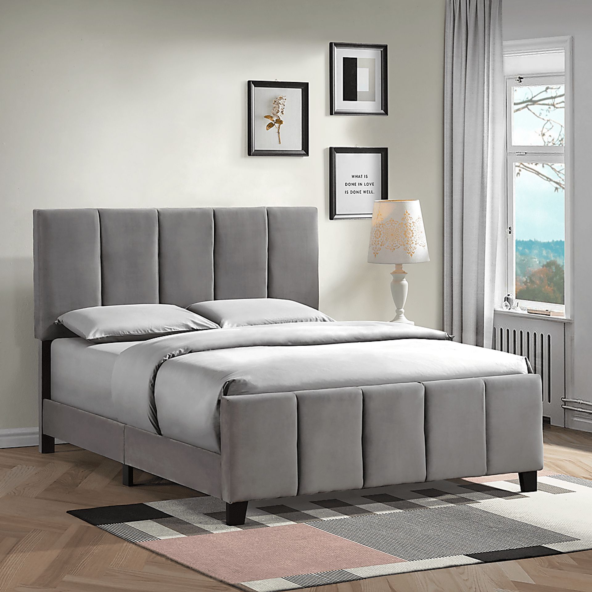 Junewood Gray Queen Bed - Image 7