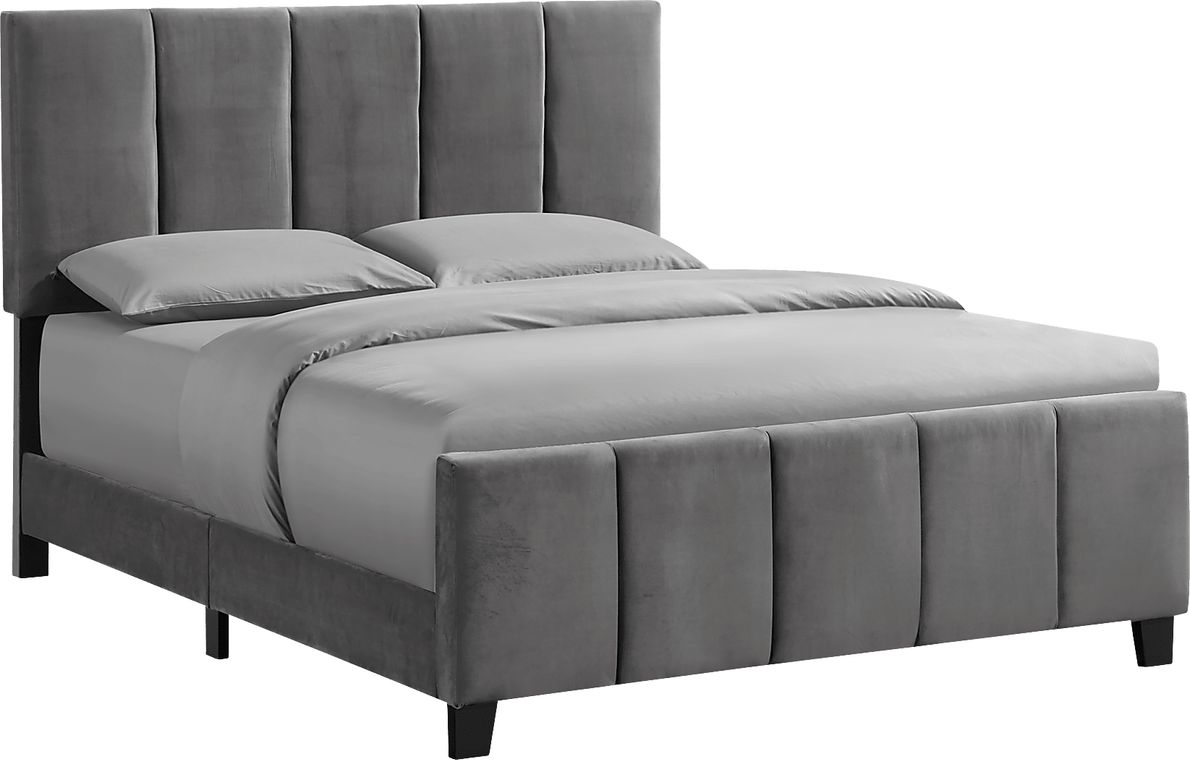 Junewood Gray Queen Bed