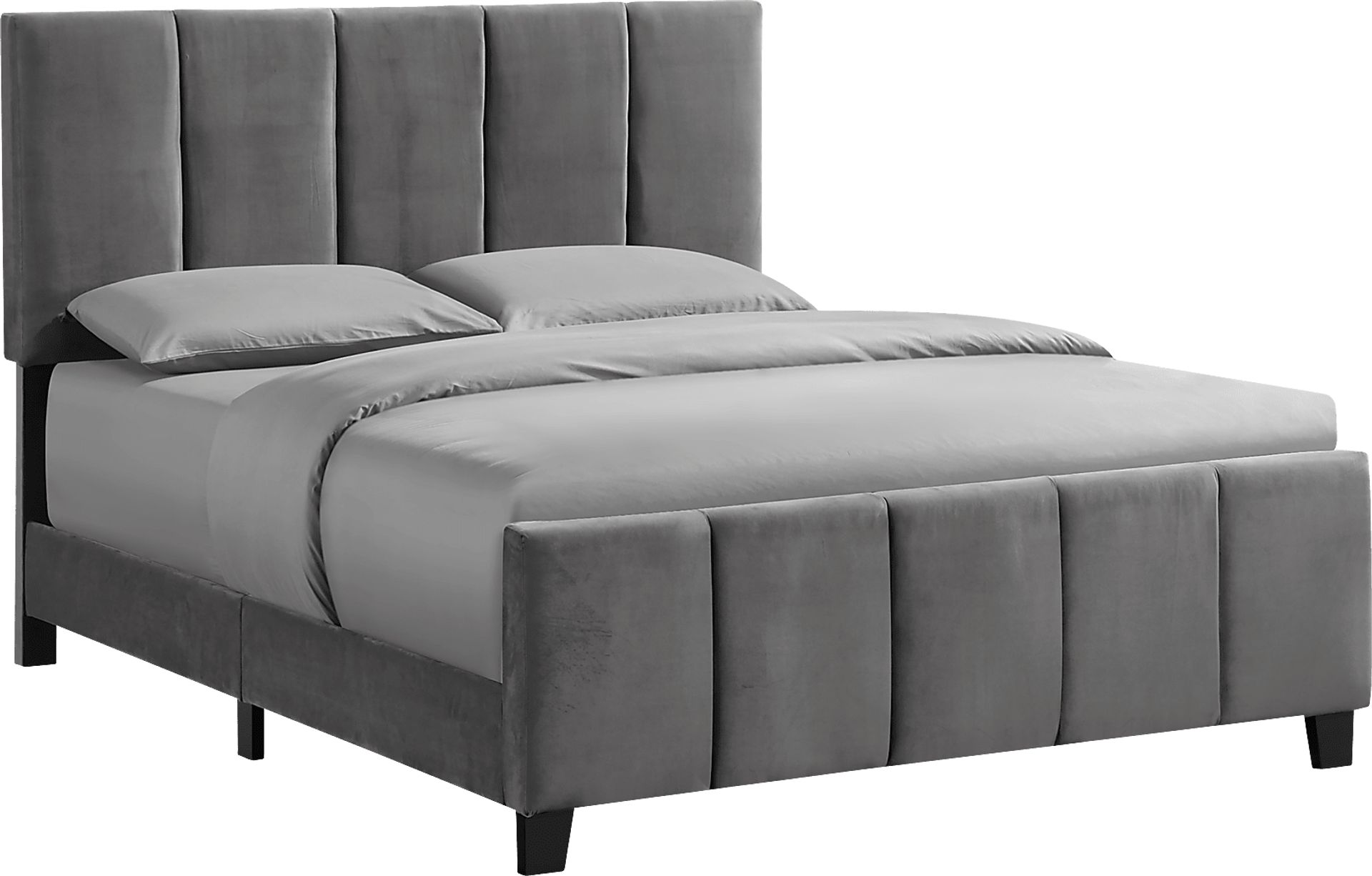 Junewood Gray Queen Bed - Image 1