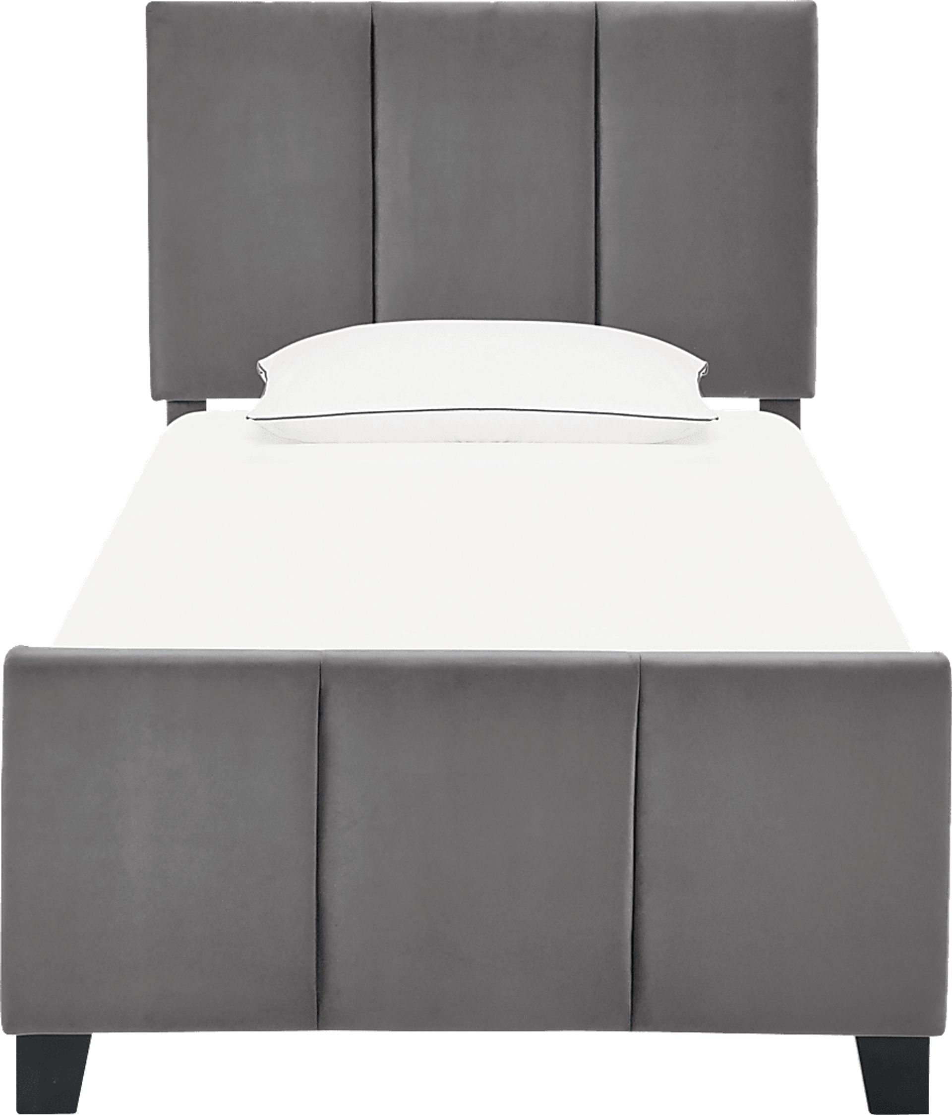 Junewood Gray Twin Bed - Image 2