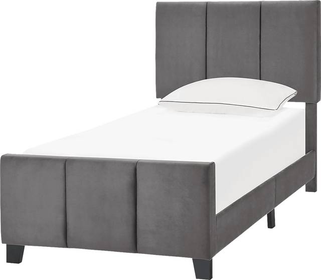 Junewood Gray Twin Bed - Thumbnail - Image 3
