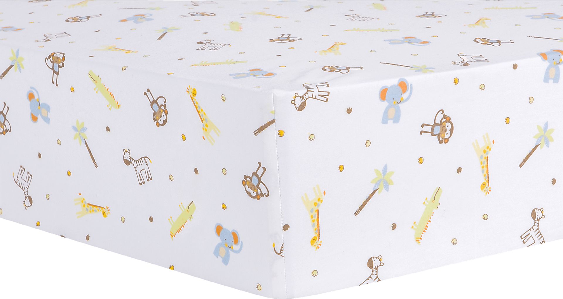 Jungle Whimsey Gray 6 Pc Baby Bedding Set - Image 5