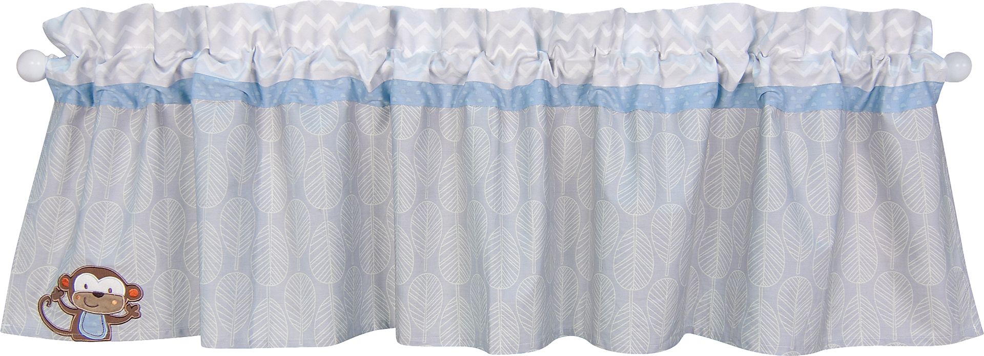 Jungle Whimsey Gray 6 Pc Baby Bedding Set - Image 10