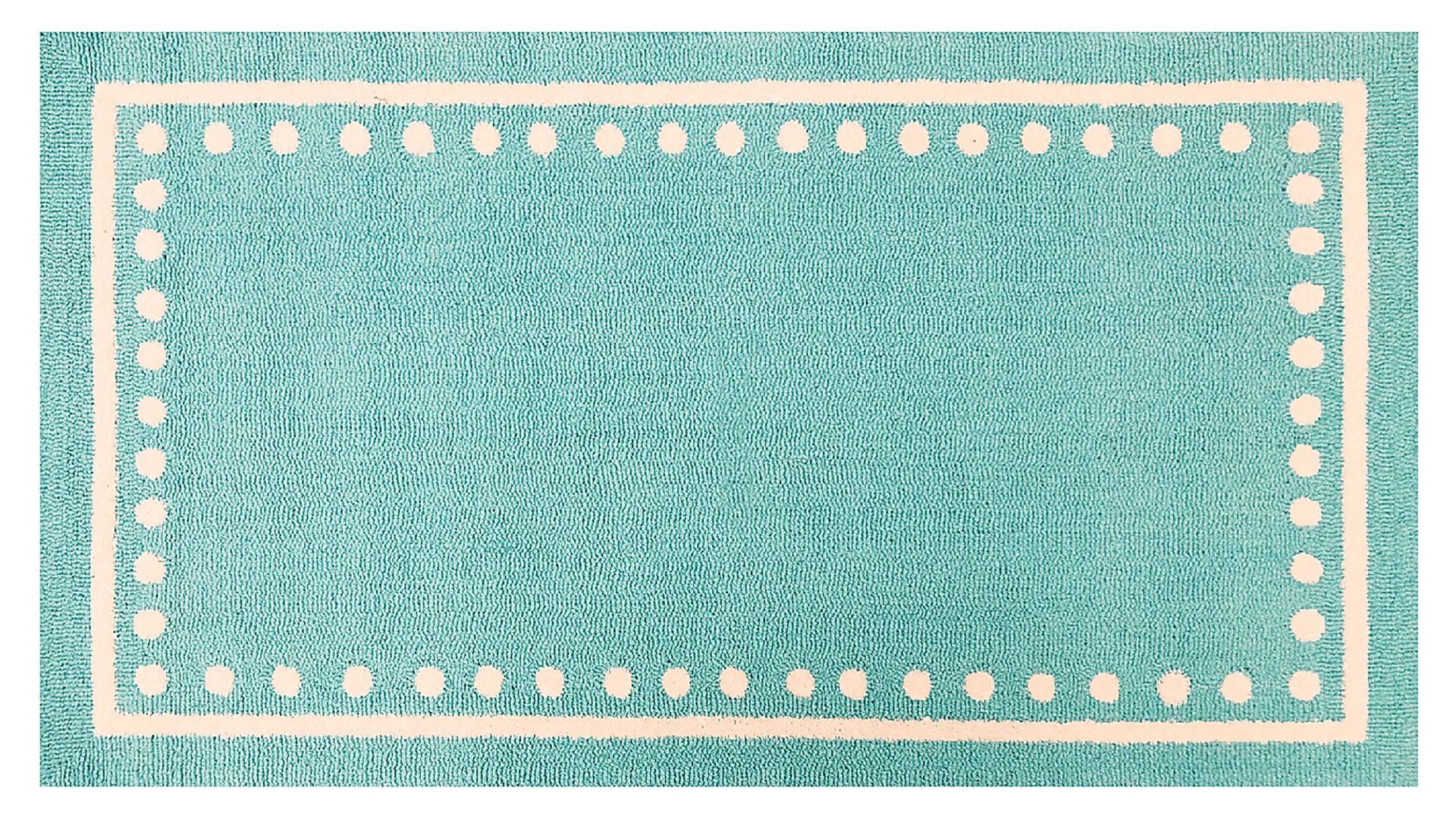 Junipar Aqua 3' x 5' Rug - Image 1