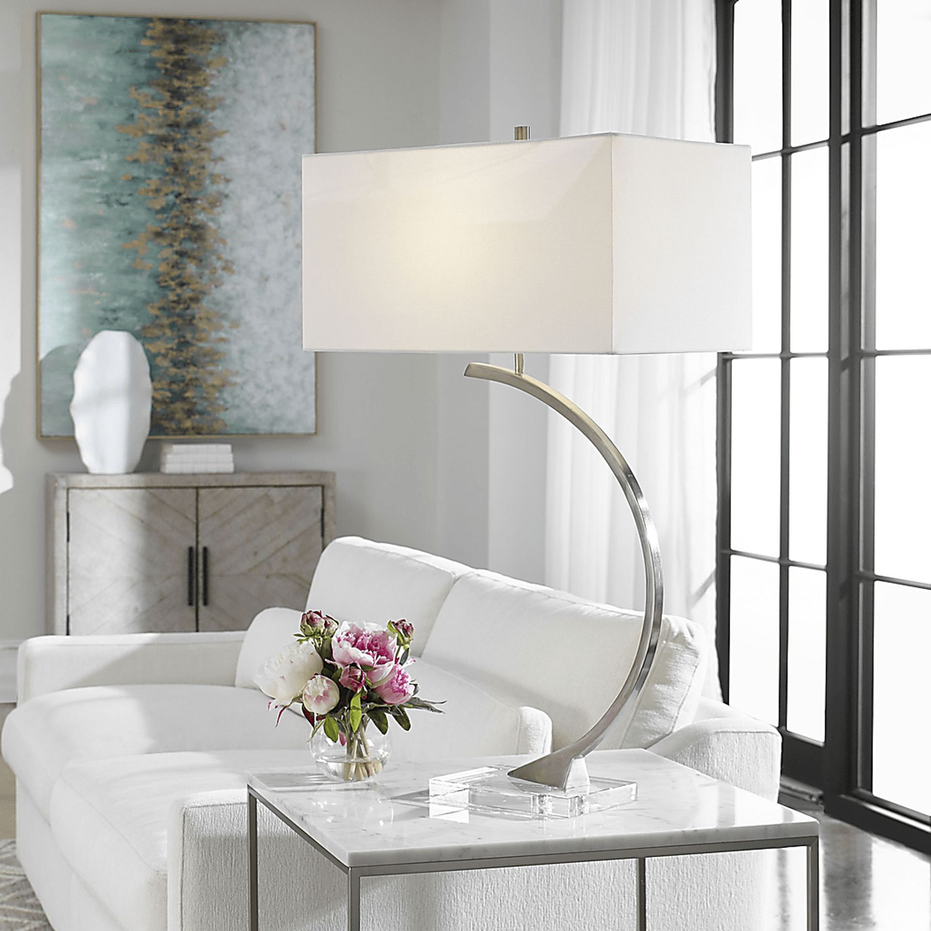 Juniper Fields Nickel Lamp - Image 9