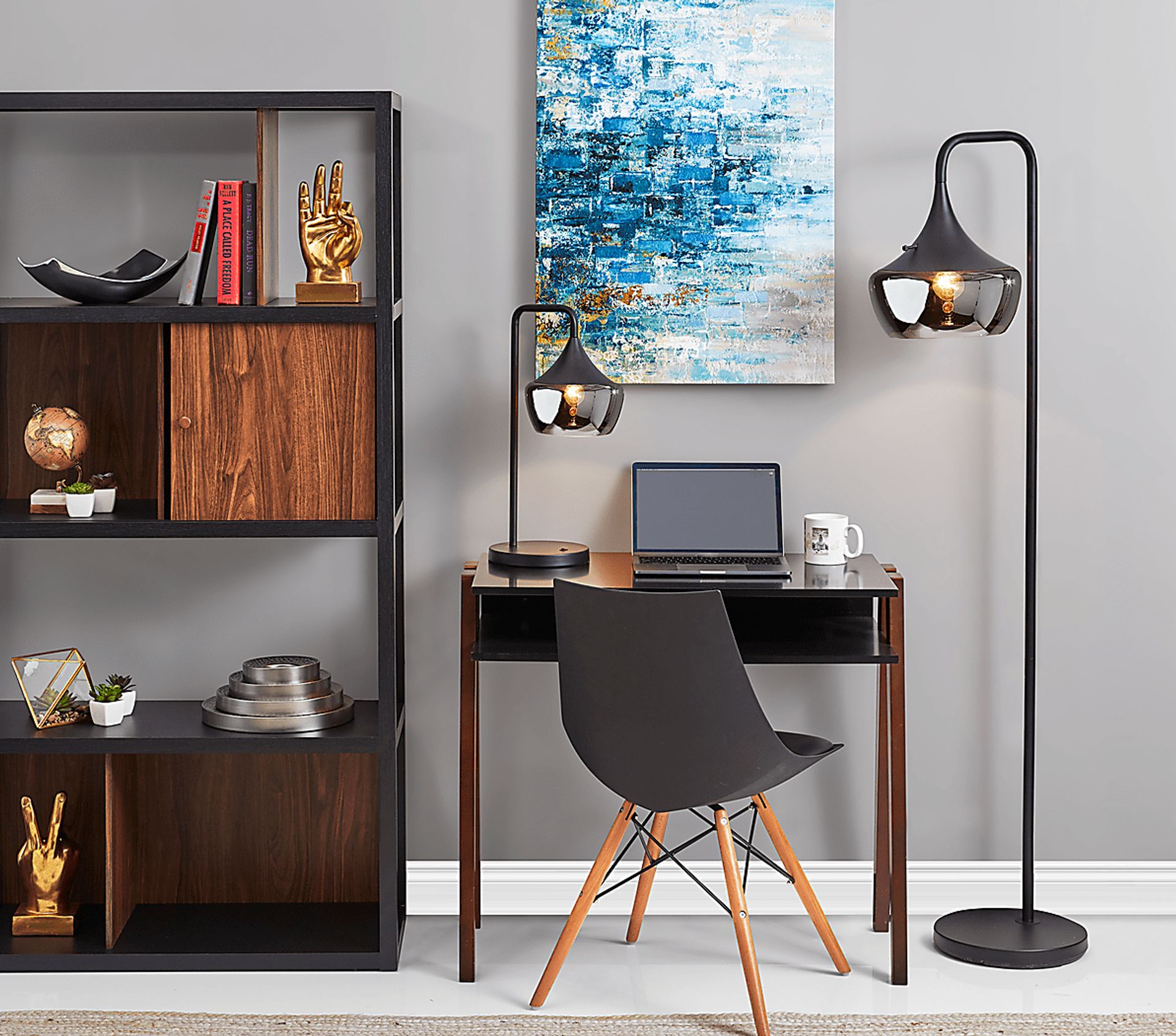 Juniper Lane Smoke Floor Lamp - Image 5