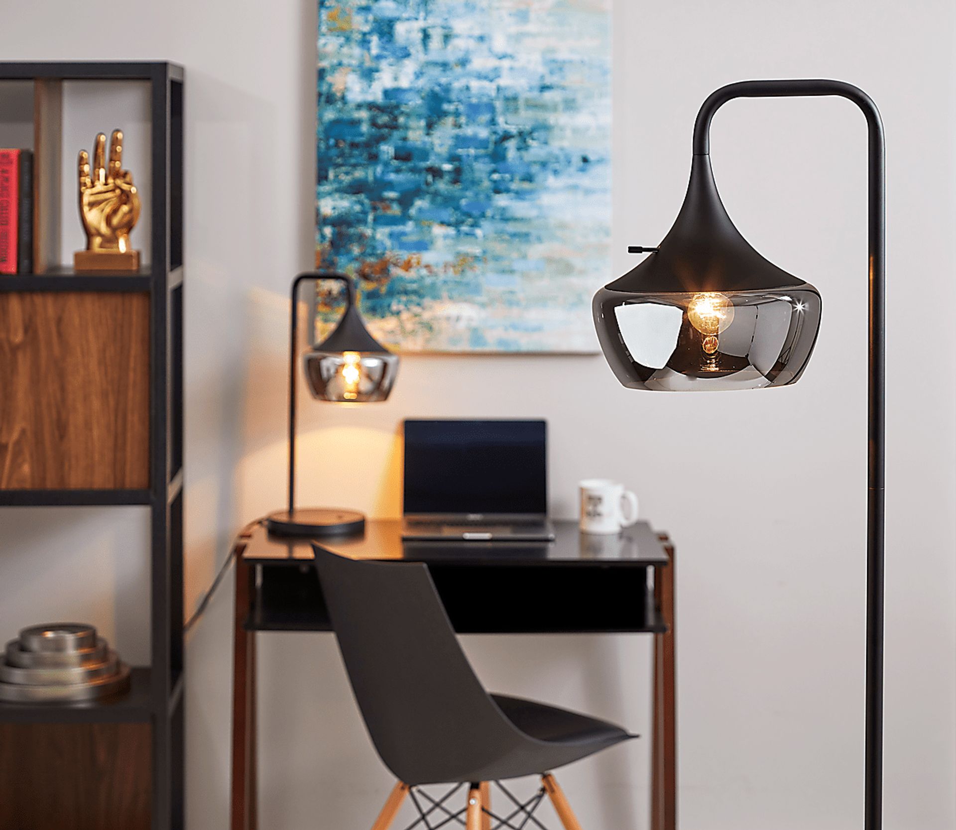 Juniper Lane Smoke Floor Lamp - Image 6