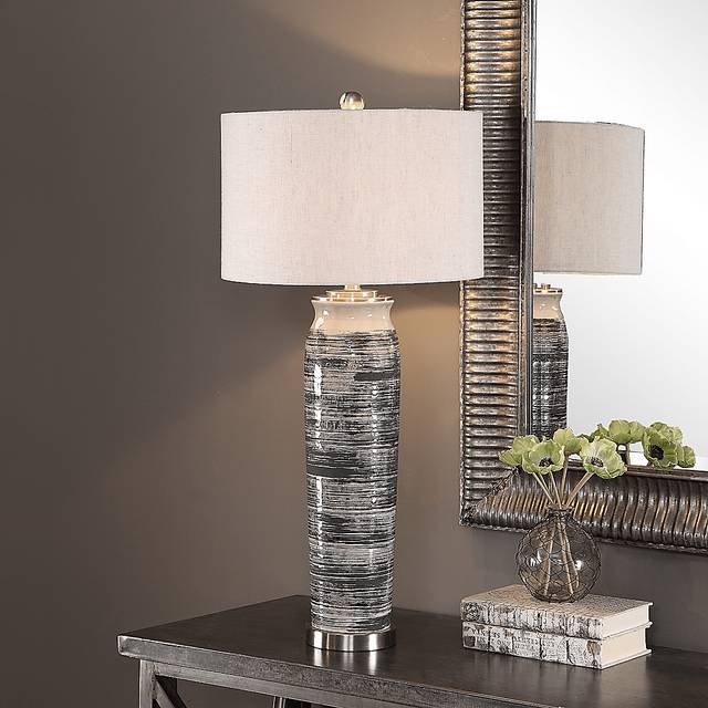 Junius Street Gray Lamp - Thumbnail - Image 5