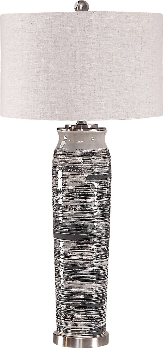Junius Street Gray Lamp - Thumbnail - Image 1