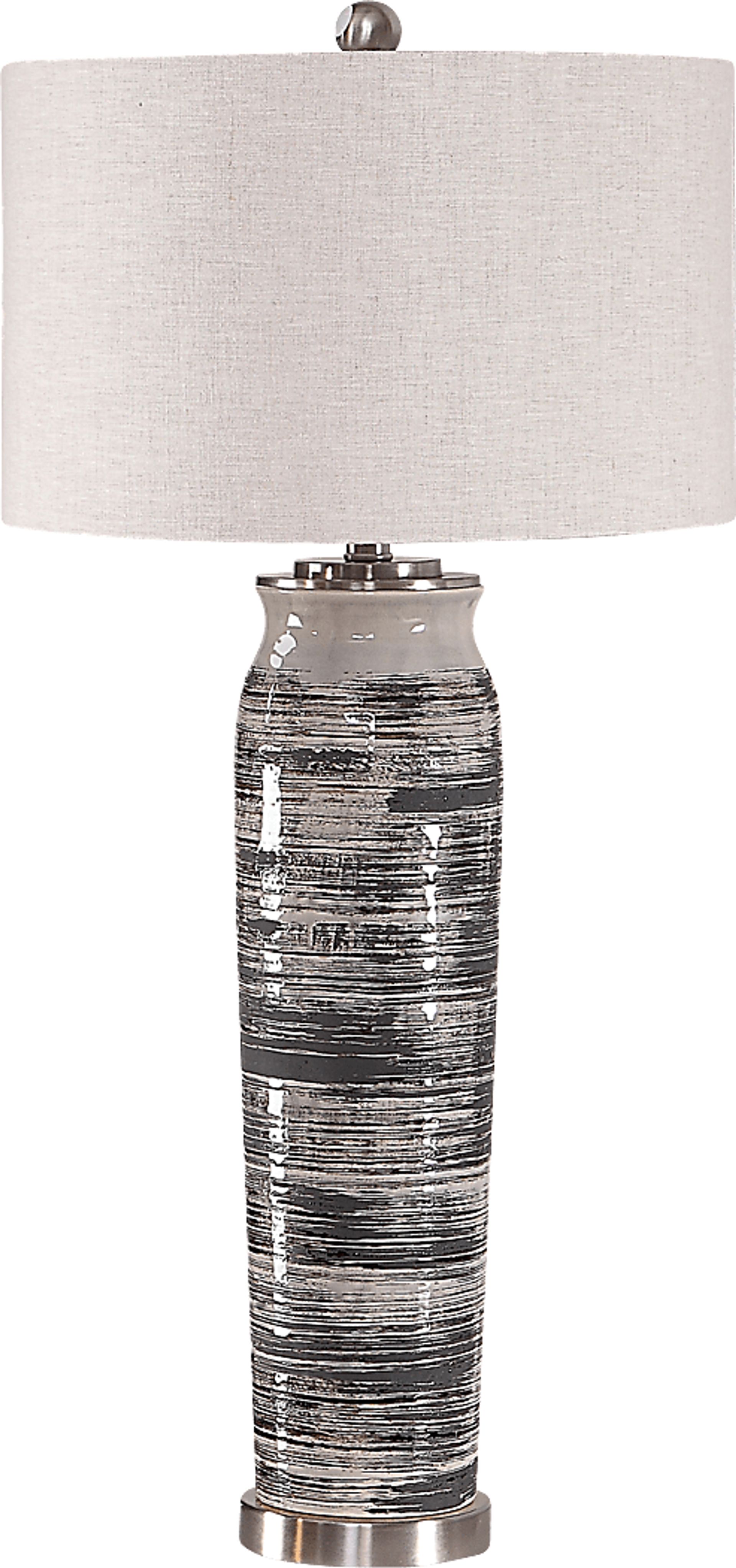 Junius Street Gray Lamp - Image 1