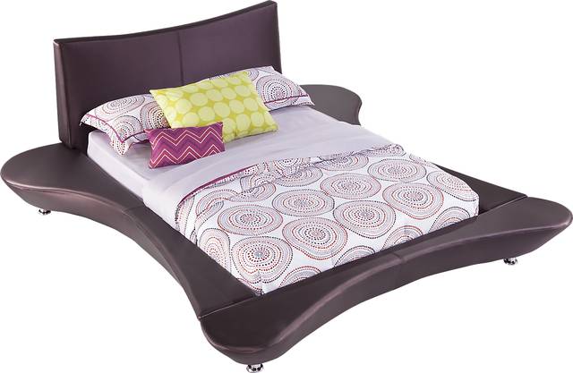 Jupiter Purple 4 Pc Full Bed - Thumbnail - Image 1
