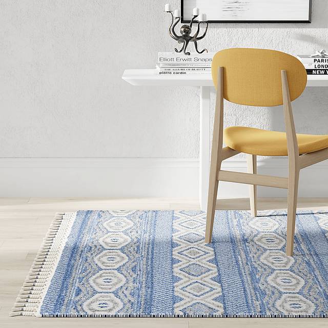 Jushou Blue 5' x 7' Rug - Thumbnail - Image 3