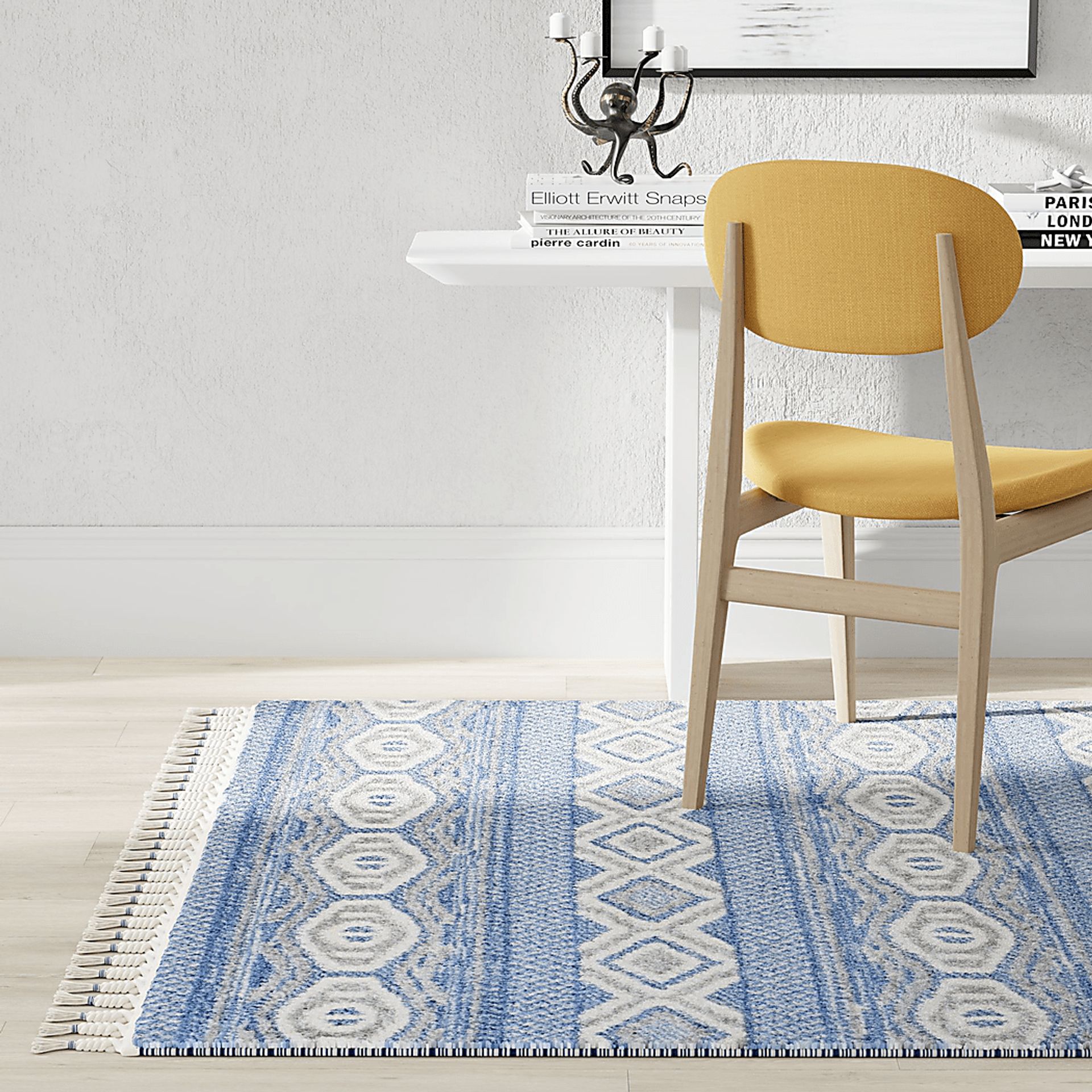 Jushou Blue 8'3 x 10' Rug - Image 3